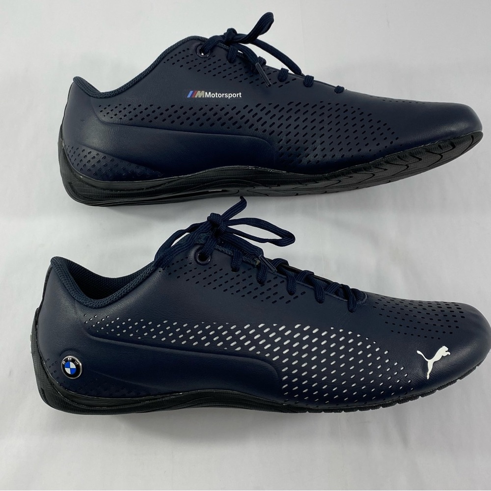 PUMA BMW Motorsport Future Cut Ultra Dark Blue Men’s Size 10 #306421-03 Sneakers - Picture 2 of 16